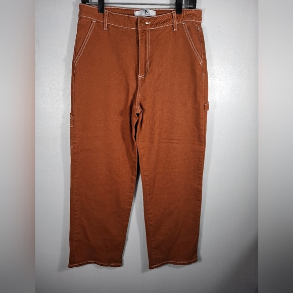 Flying Angel Denim - Flying Angel Brown Rust Baggy Jeans Size 9/29 Loose Fit Wide Leg Retro Y2K